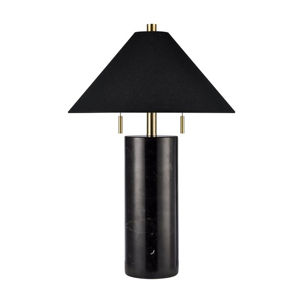 Blythe 26'' High 2-Light Table Lamp, Black